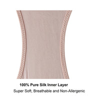 Marrow-High Waisted Silk & Organic Cotton Full Brief in Pink Champagne