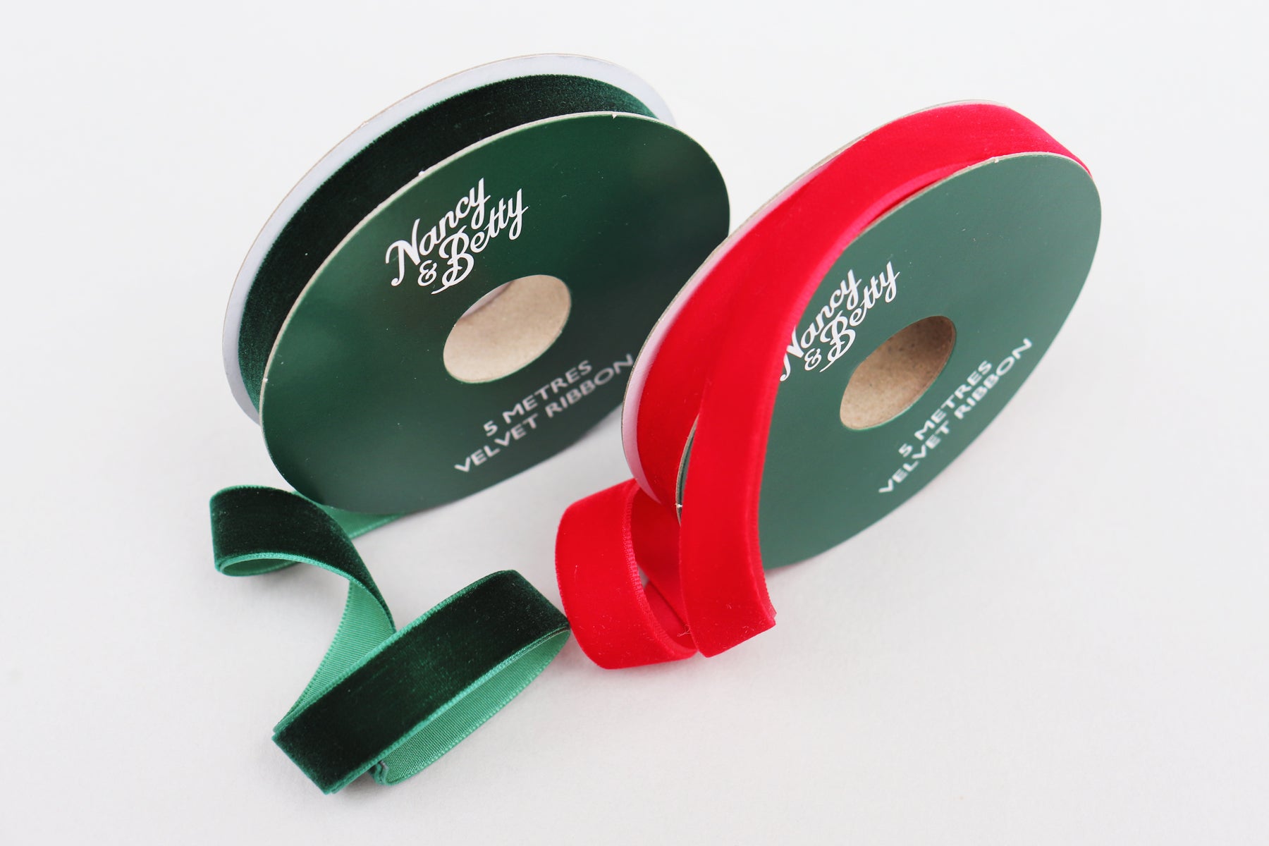 VELVET RIBBON - CHRISTMAS RED - 5m