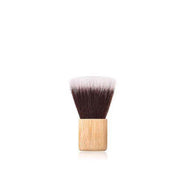 Vegan Mini 3 Piece Blush & Foundation Makeup Brush- Bamboo and Silver