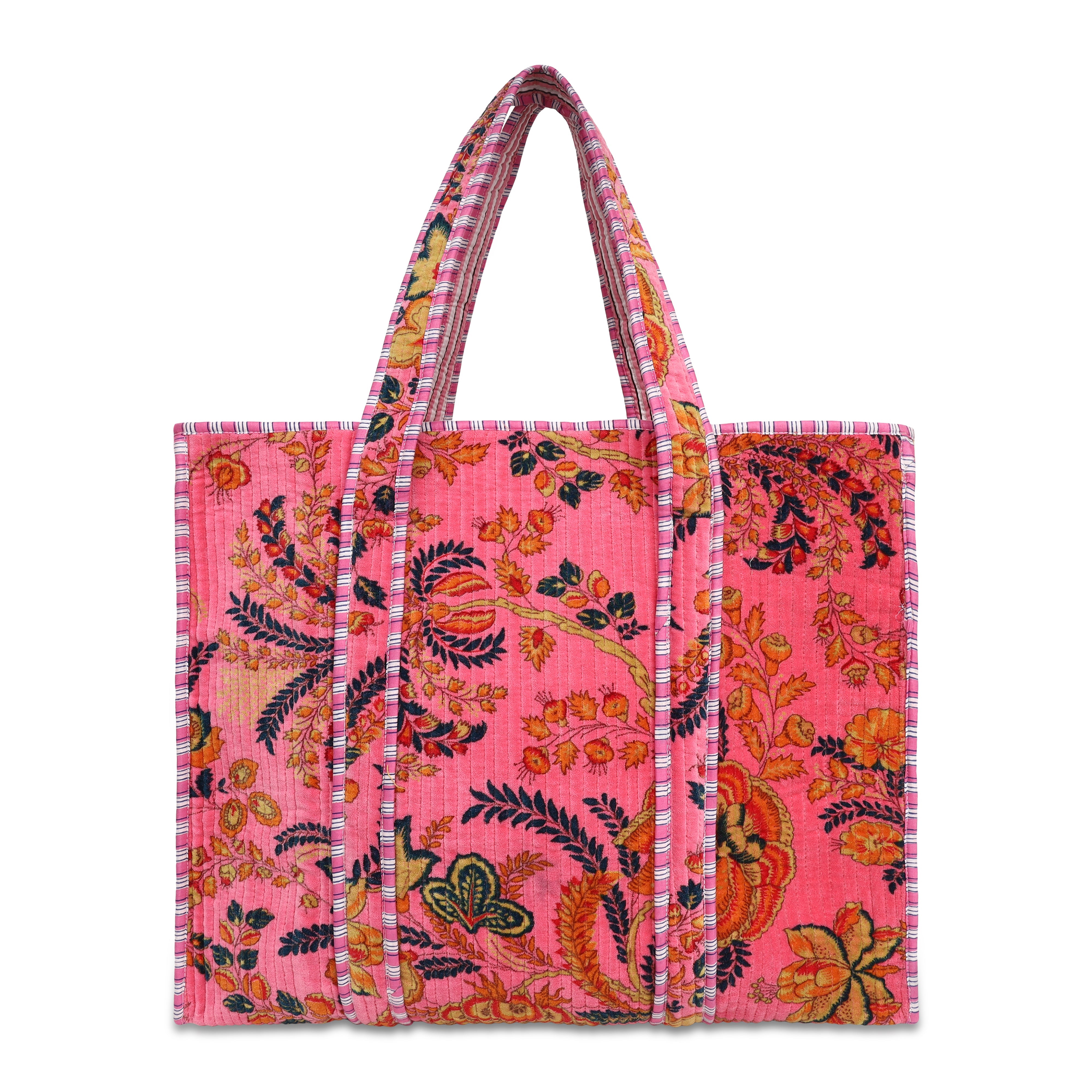 The Ultimate Velvet Floral Tote