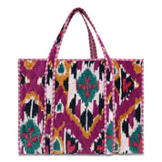 The Ultimate Ikat Velvet Tote