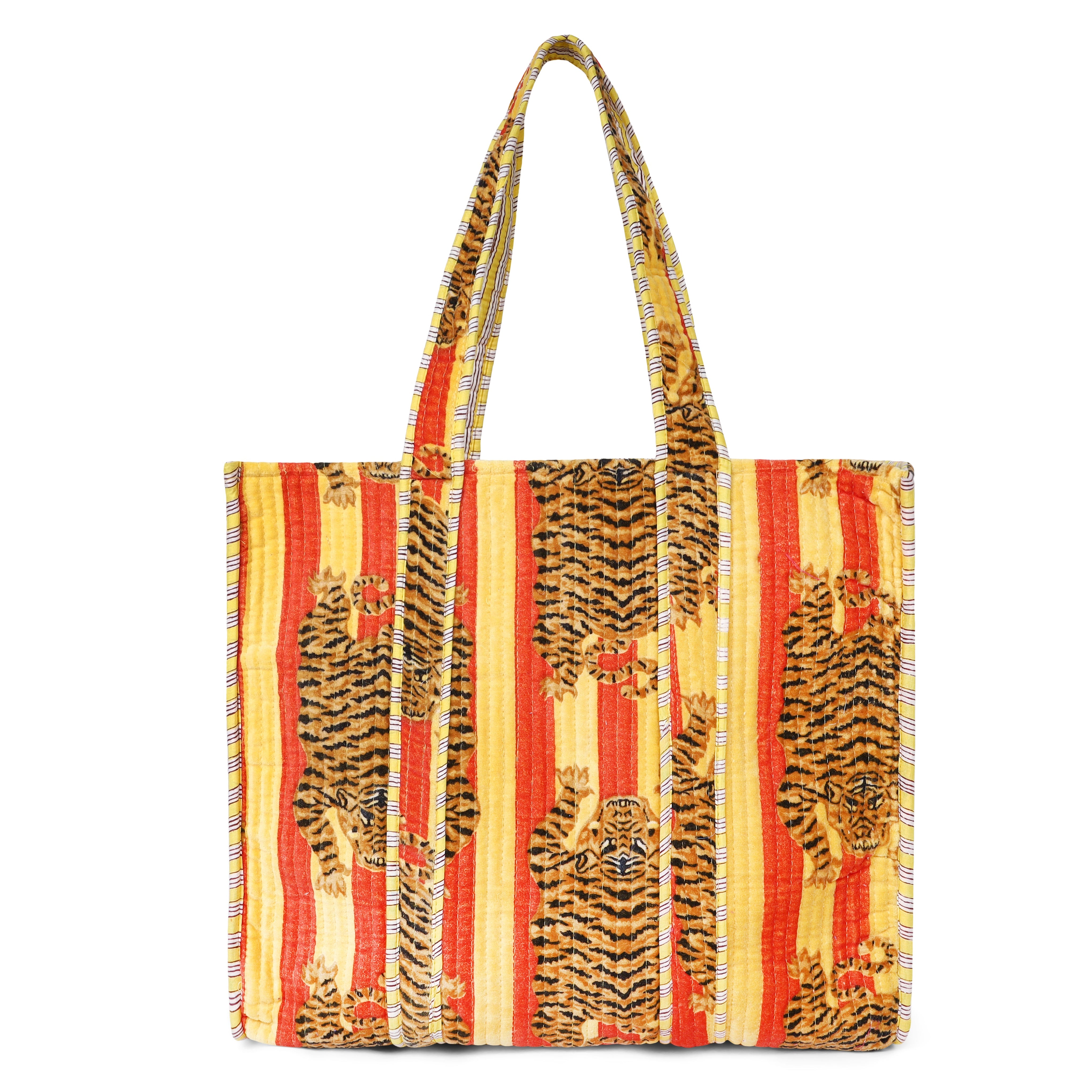 The Ultimate Velvet Tibetan Tiger Tote