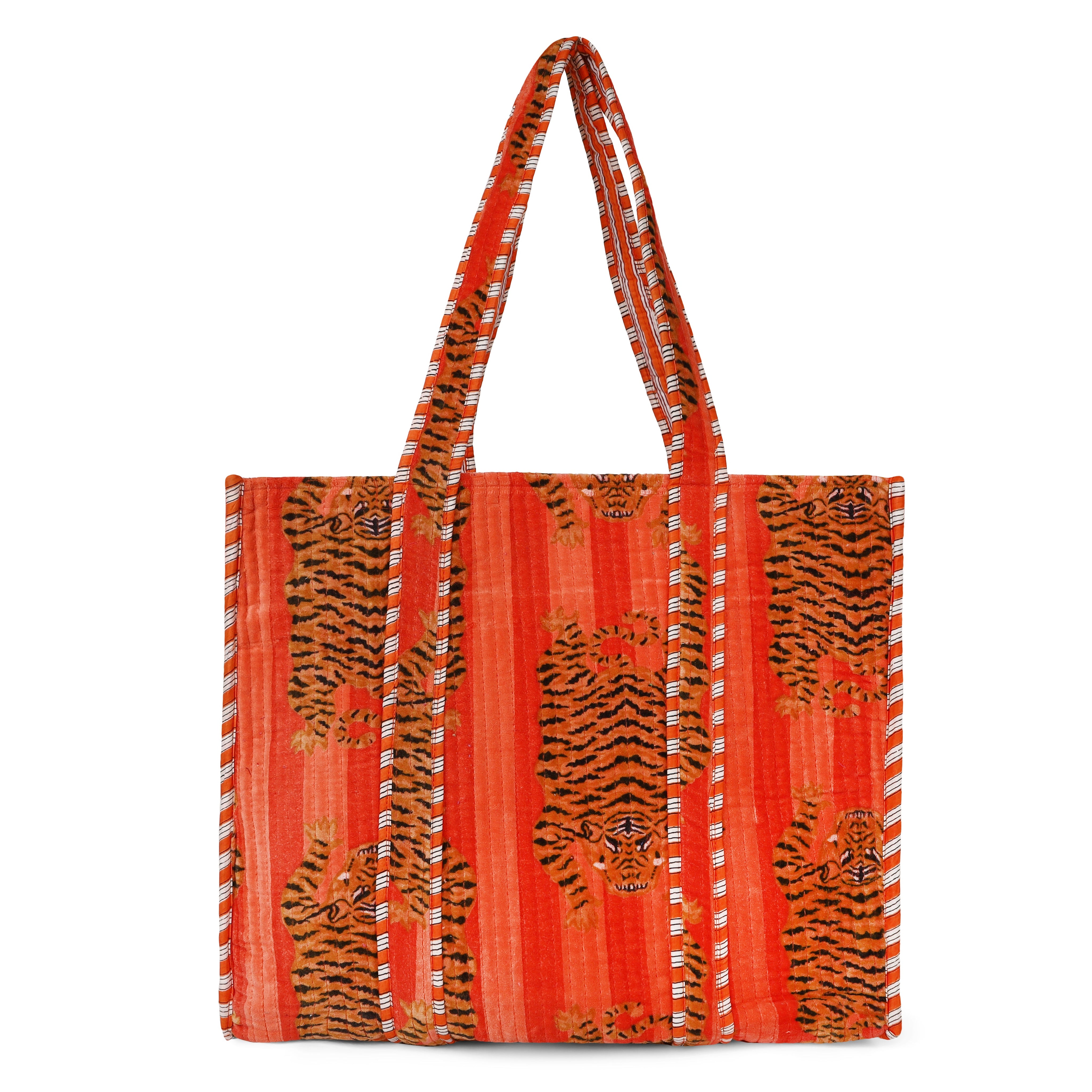 The Ultimate Velvet Tibetan Tiger Tote