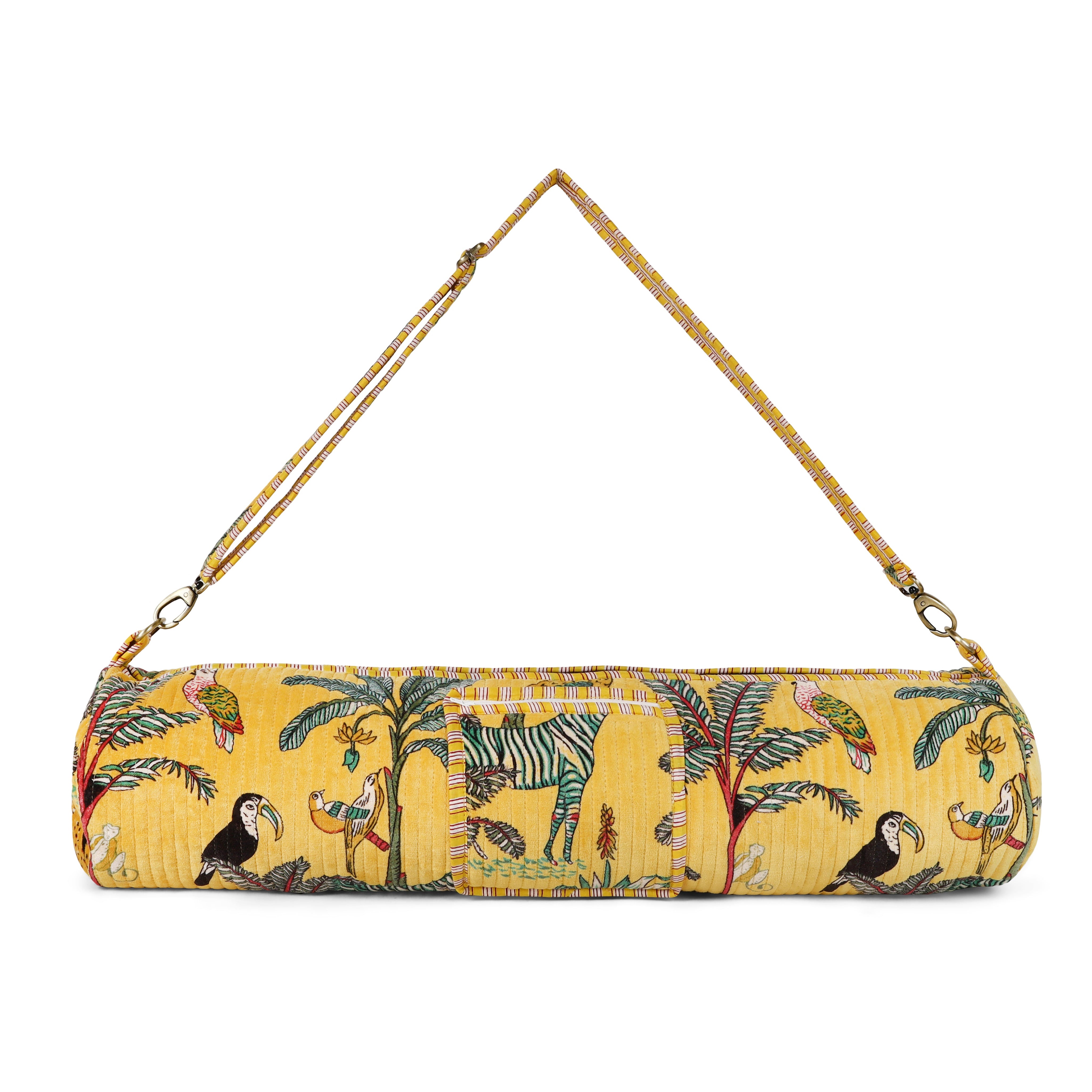 The Jungle Velvet Yoga Bag