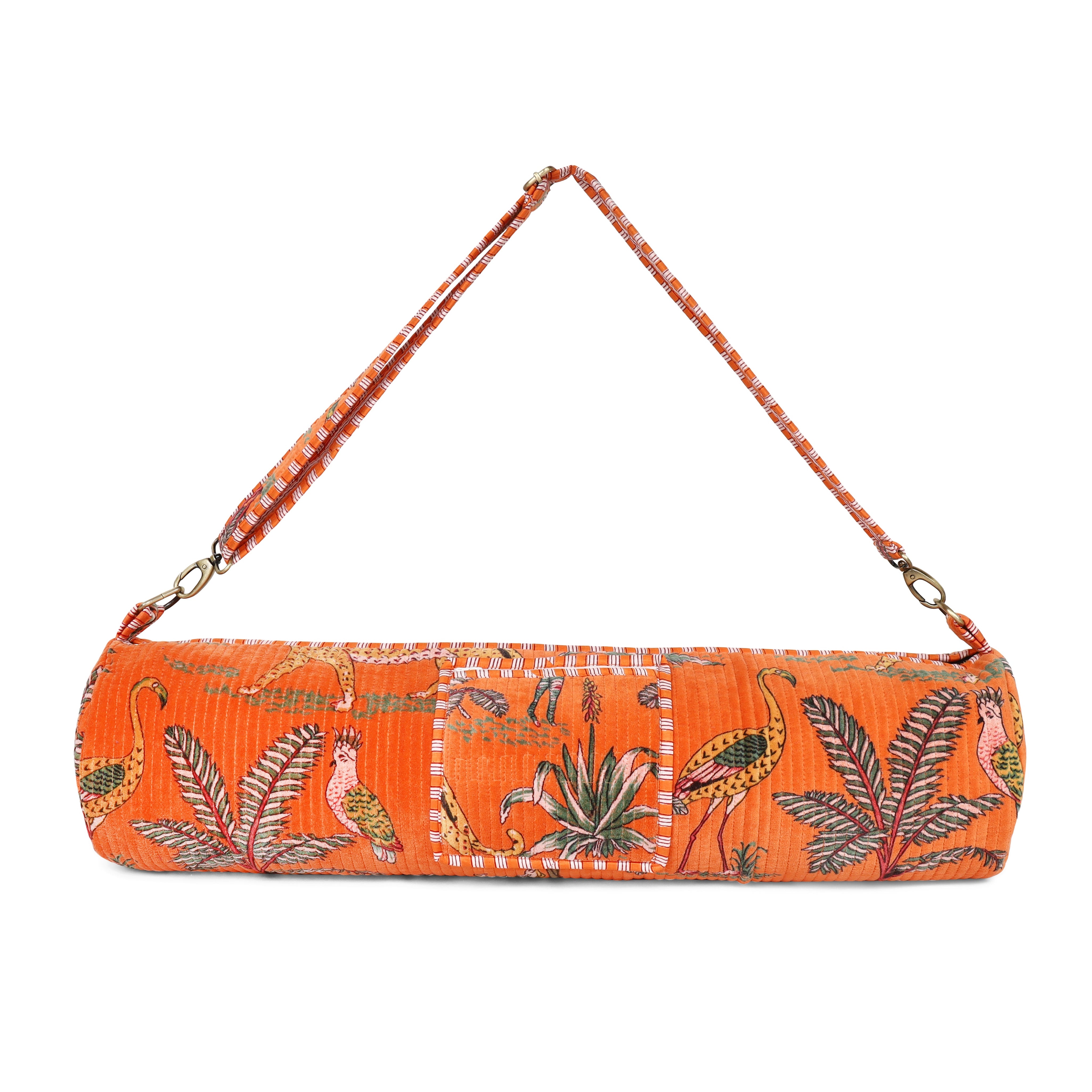 The Jungle Velvet Yoga Bag