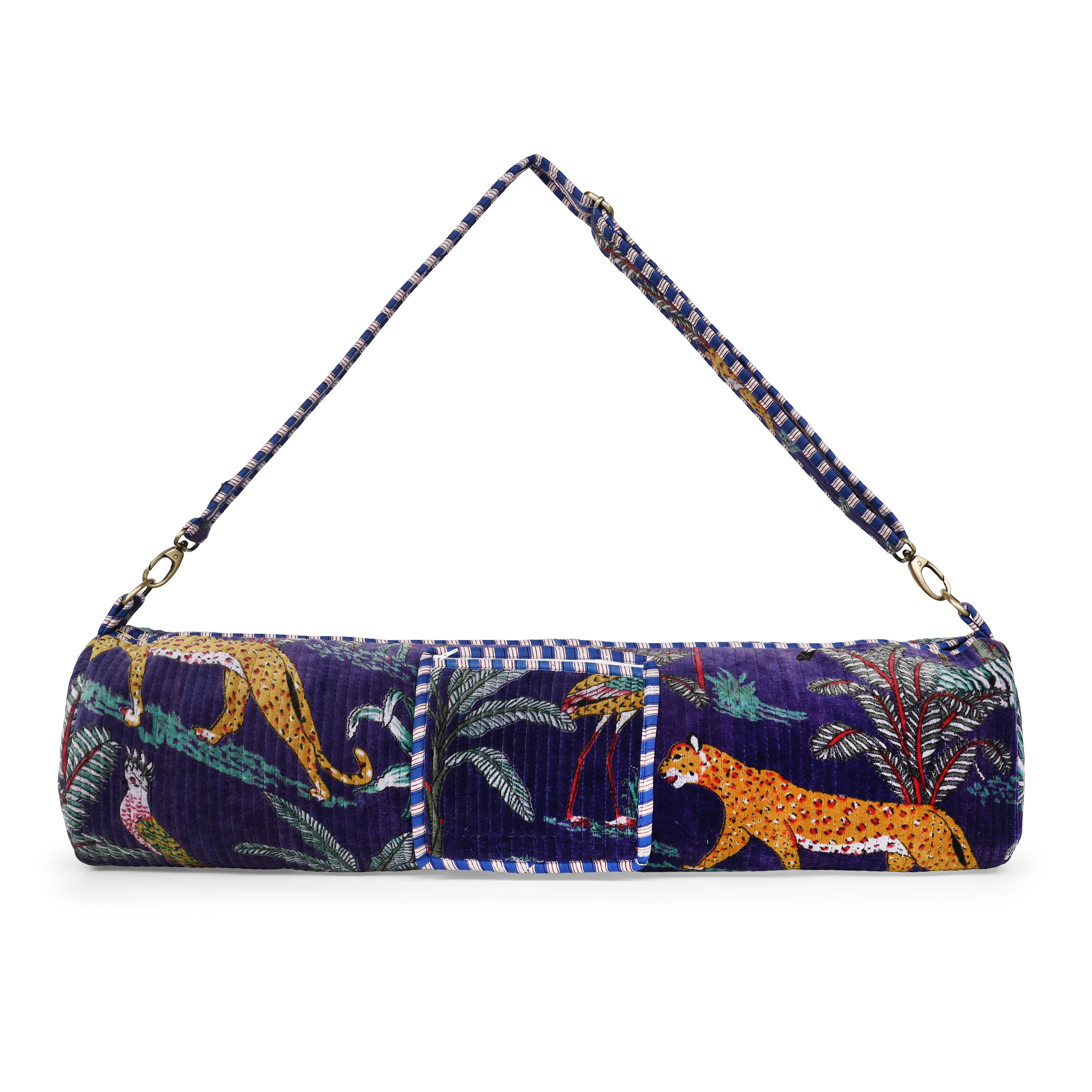 The Jungle Velvet Yoga Bag