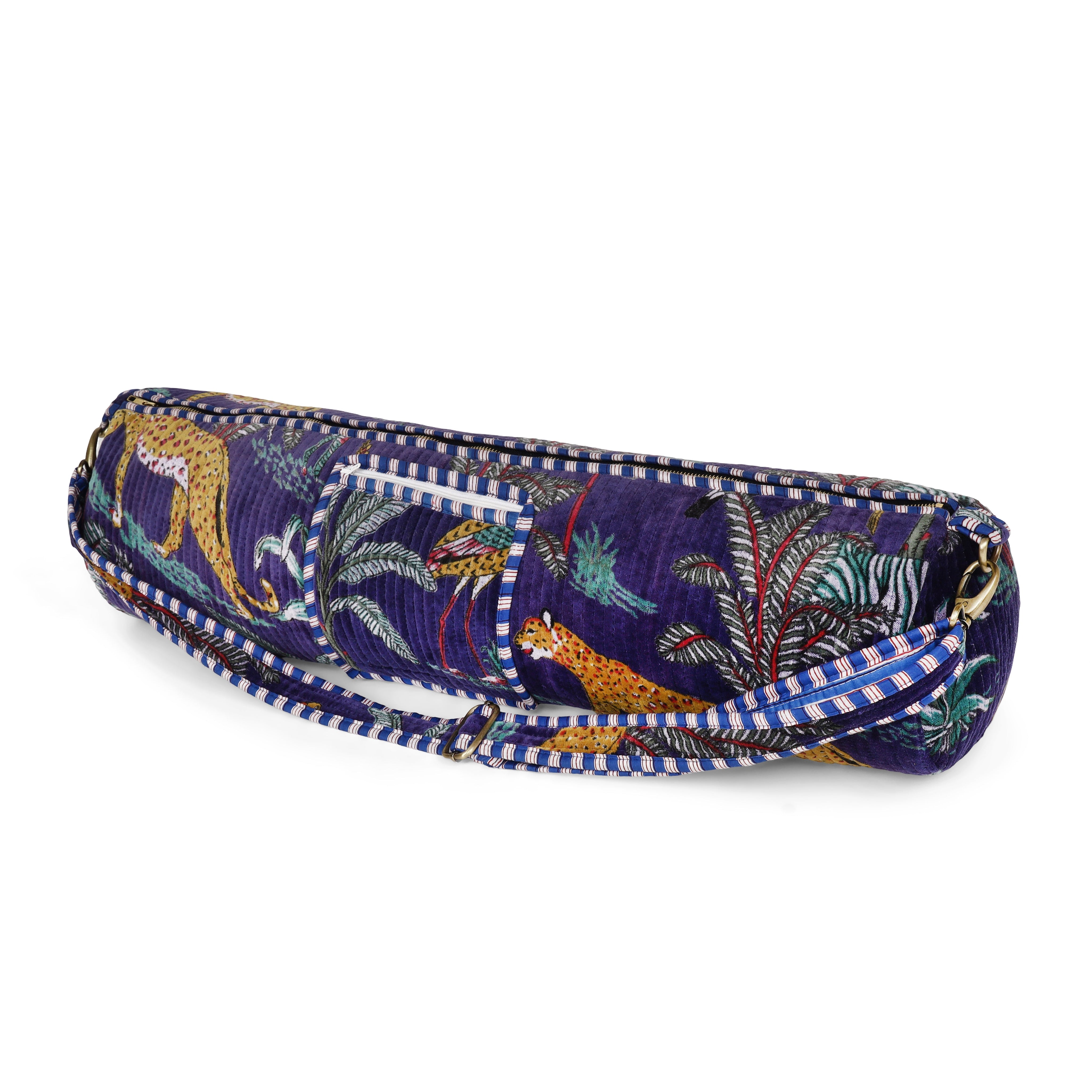 The Jungle Velvet Yoga Bag