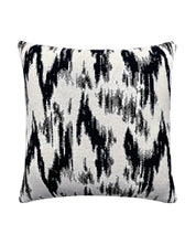 Ikat Wool & Cashmere Knitted Cushion Grey