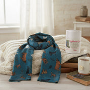 Recycled Bottle Scarf - Highland Cows