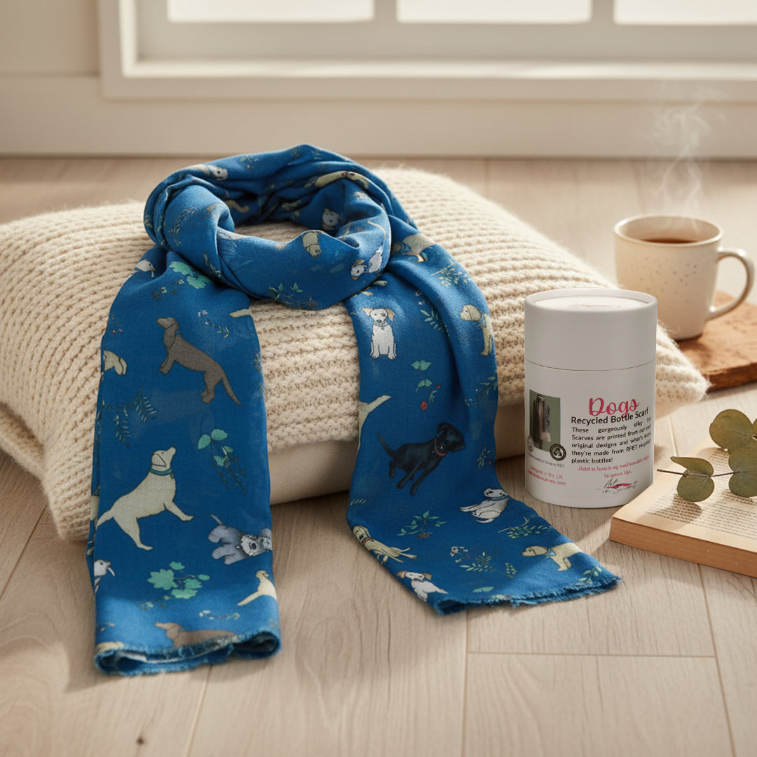 Recycled Bottle Scarf - Dogs