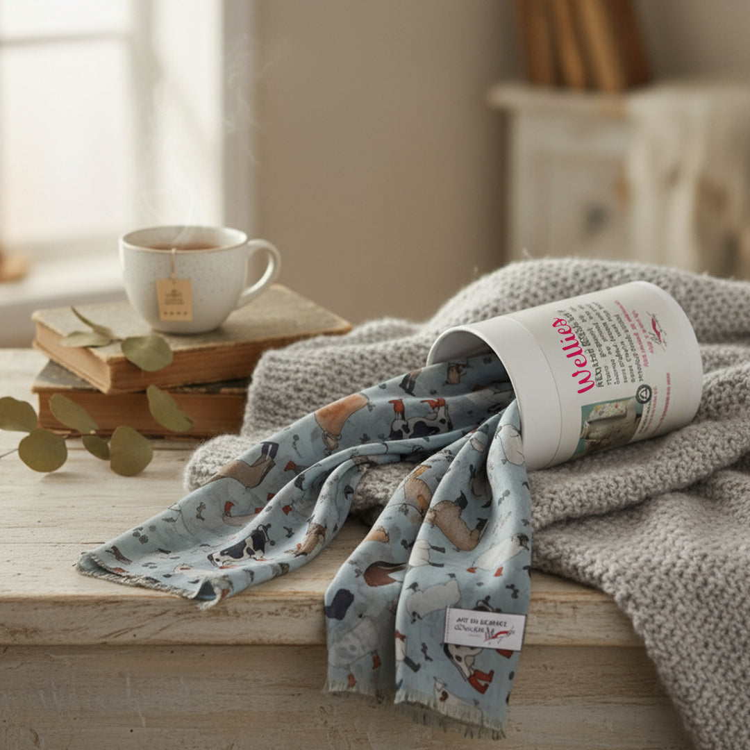 Recycled Bottle Scarf - Wellies