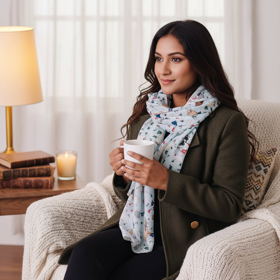 Recycled Bottle Scarf - Wellies