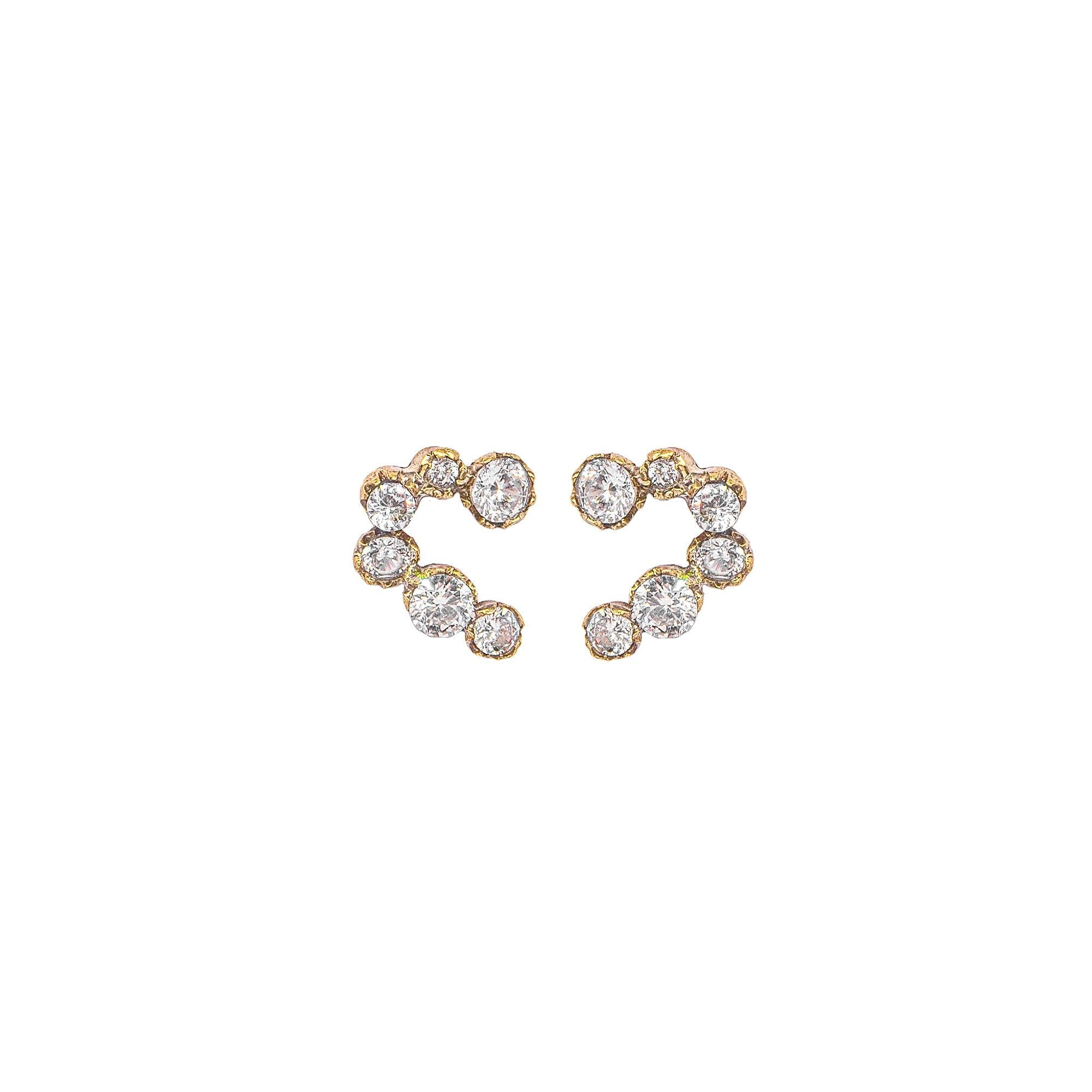 Ishtar Diamond Stud Earrings