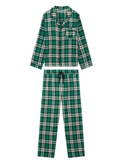 JIM JAM Mens Organic Cotton Pyjama Set - Green