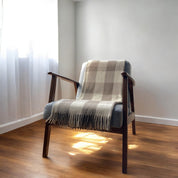 100% Recycled Wool Tartan Knee Blanket
