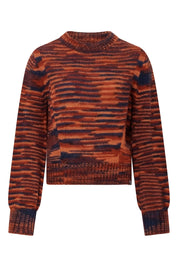 SANG Handknit Wool Jumper - Terracotta