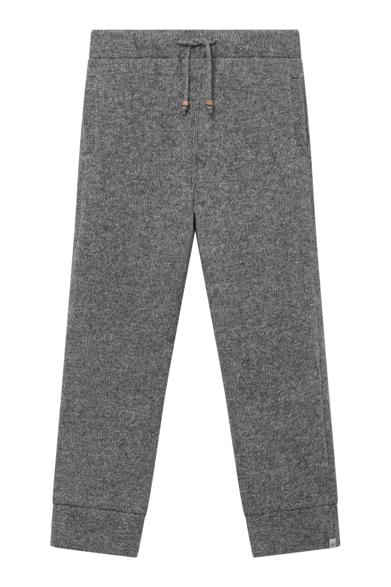 KELVIN Fleece Lined Wool Trouser - Grey