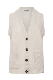 SATOSHI Wool Vest - OAT