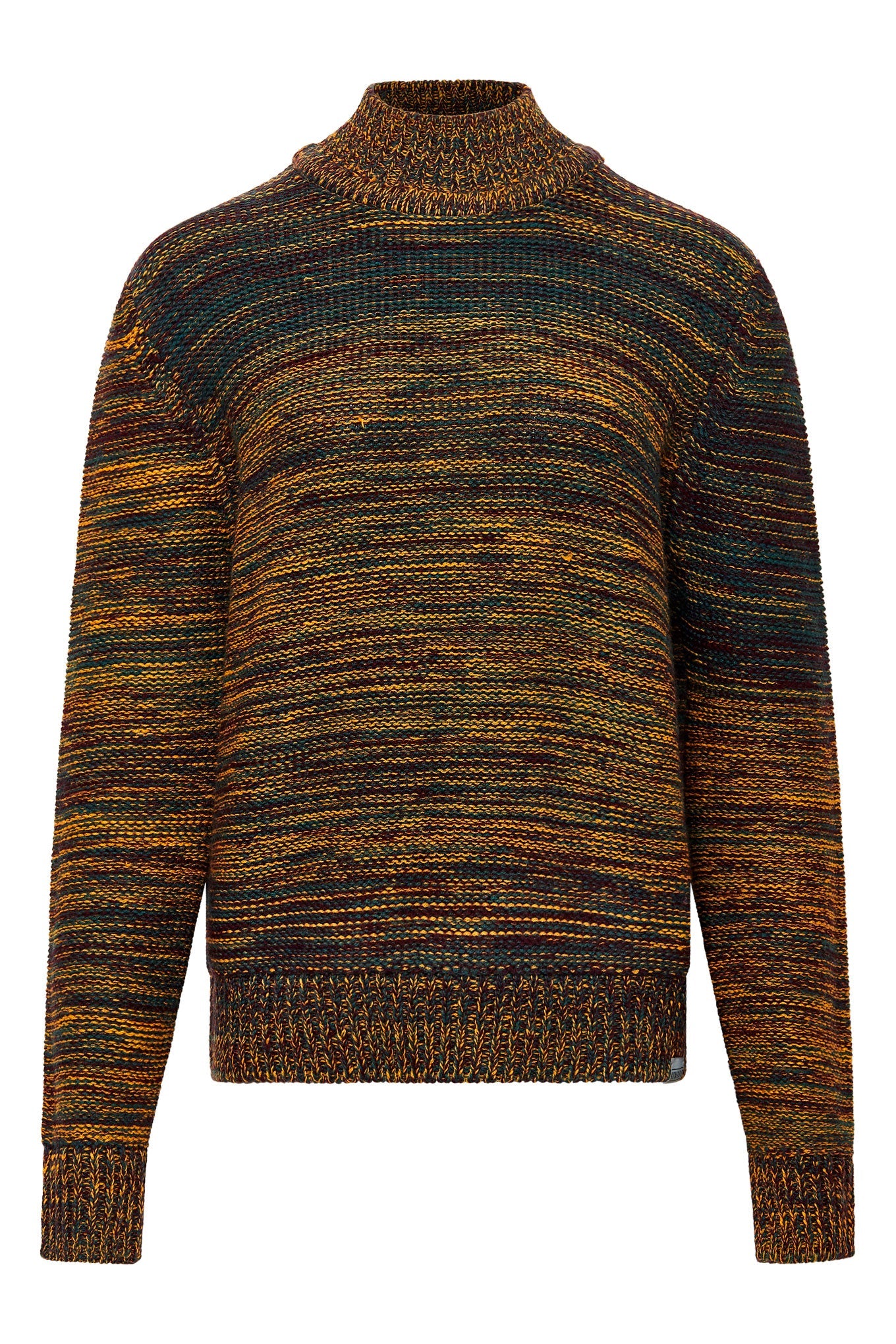 AMANDA - Fine Merino Wool Jumper Mustard