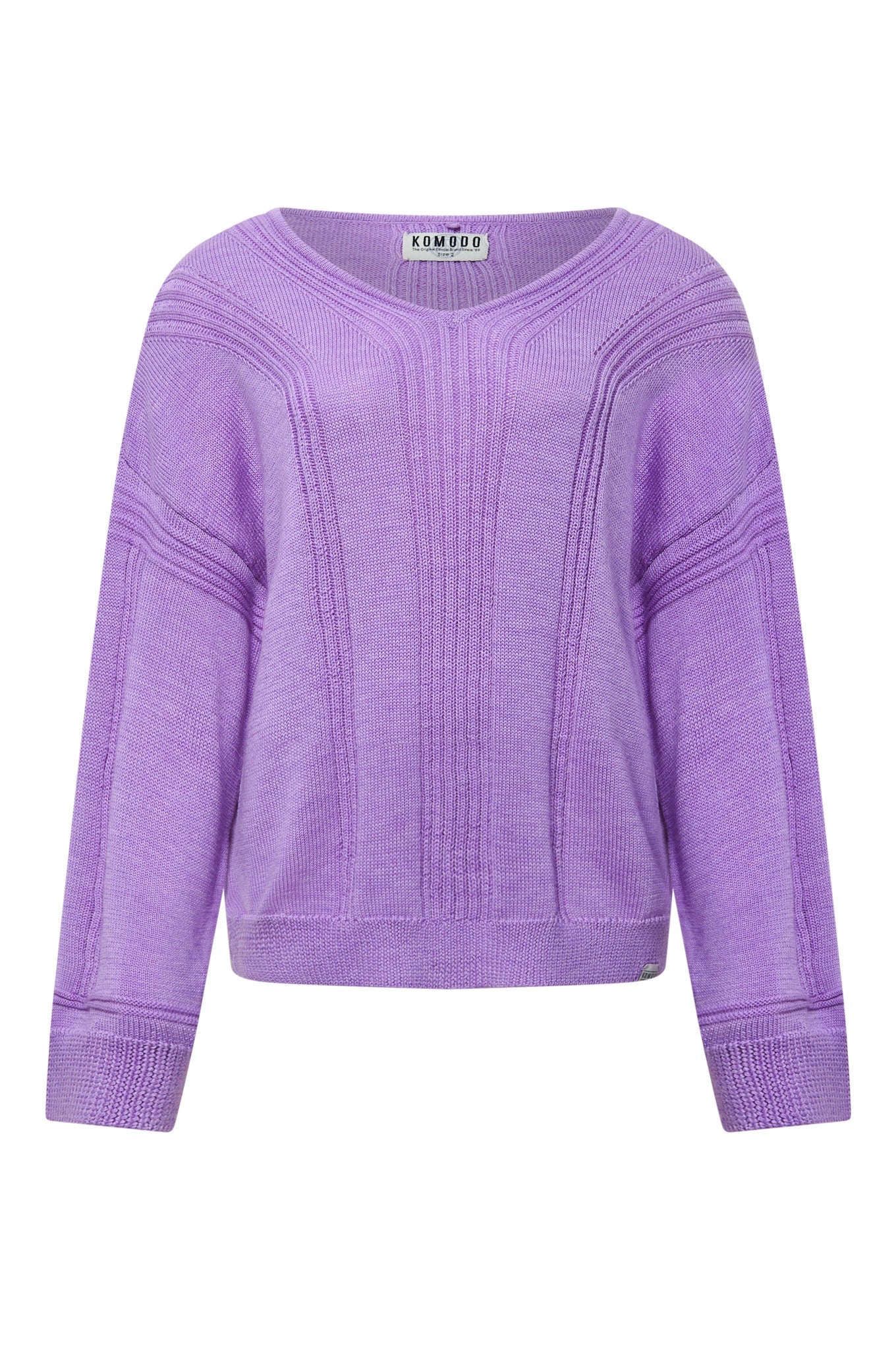 ANYA - Fine Merino Wool Jumper Lavender