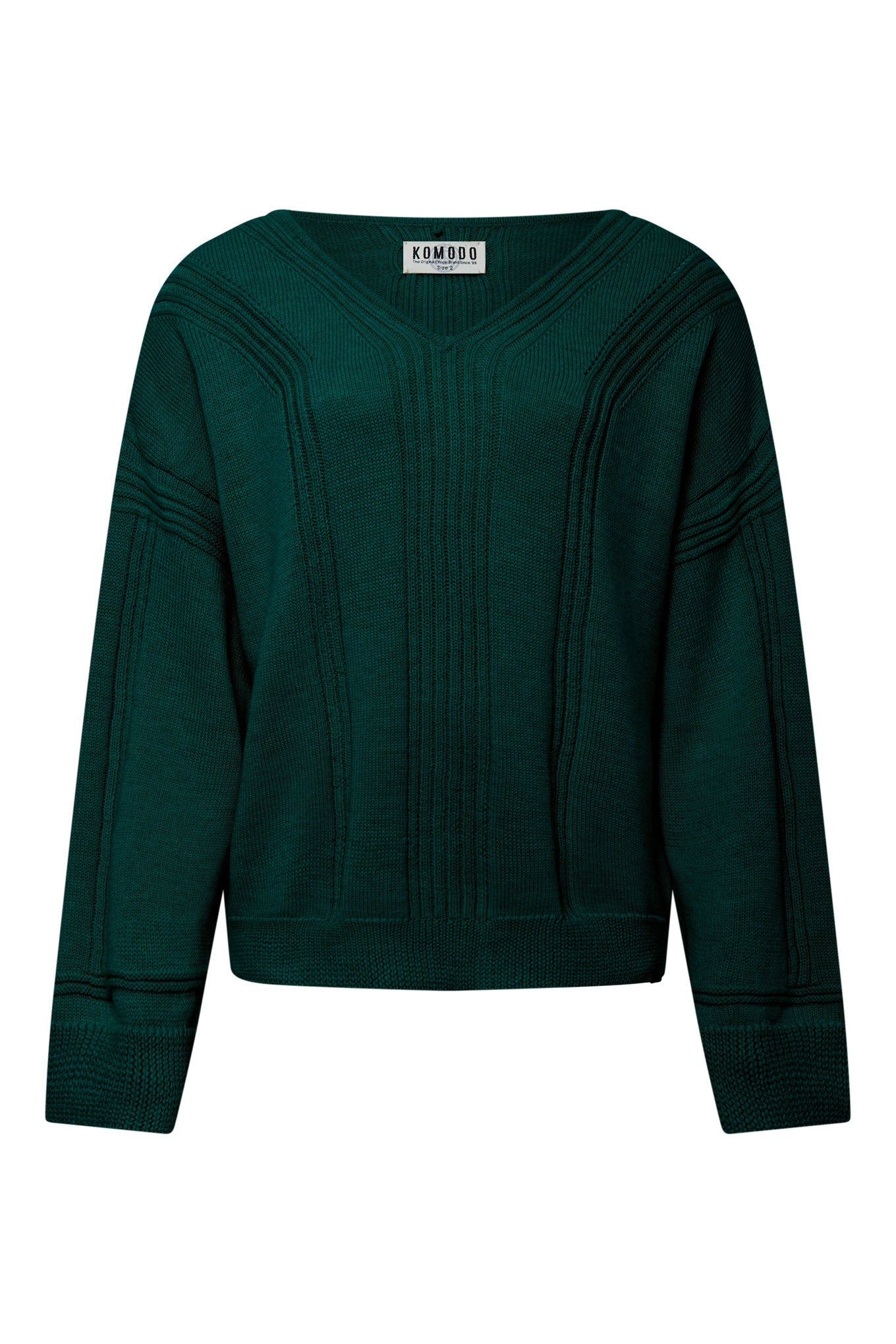 ANYA - Fine Merino Wool Jumper Ivy