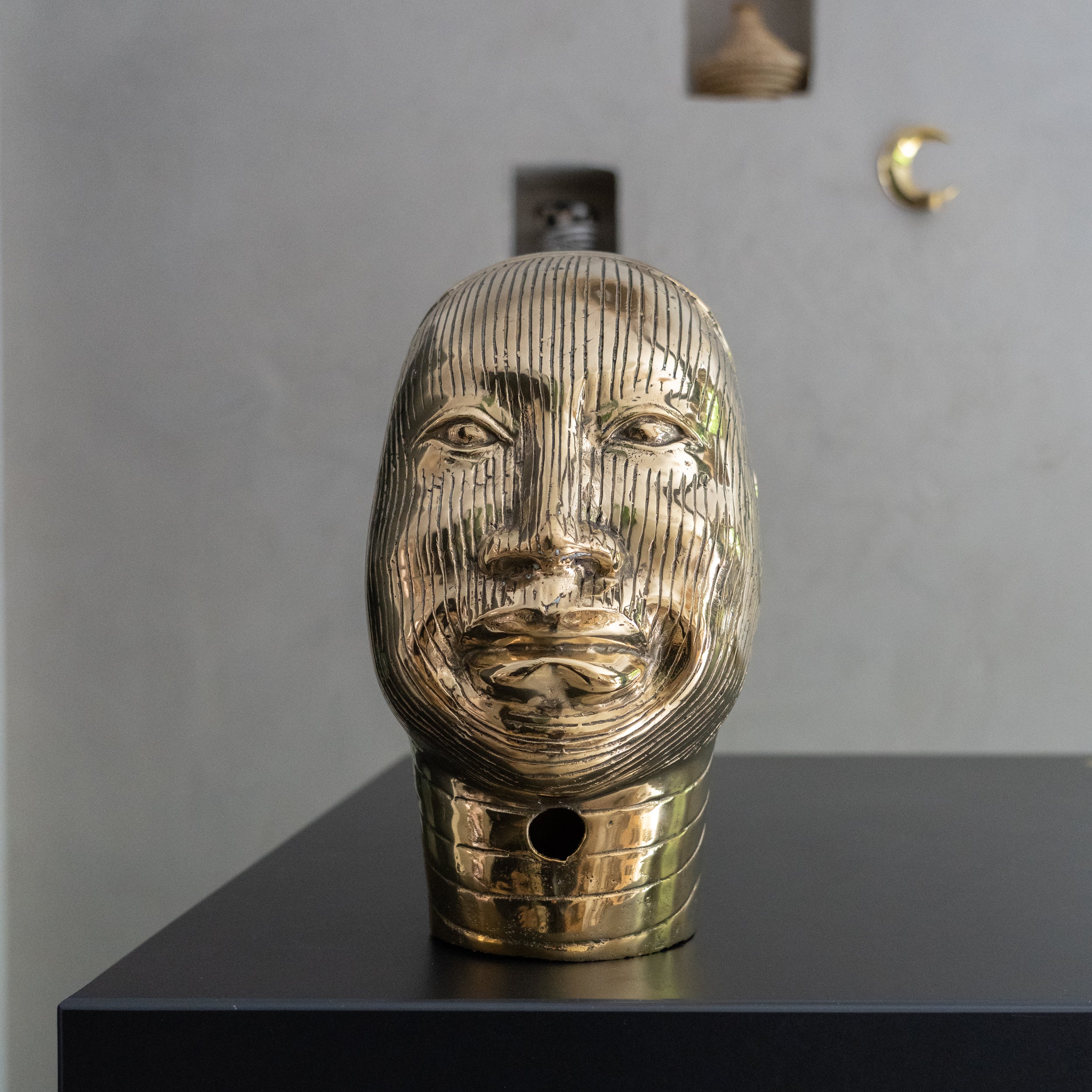 African ONI Queen in Polished Bronze