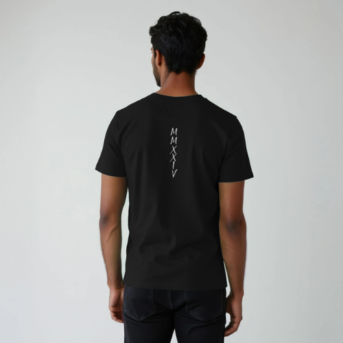 Recycled Organic Cotton Mens Kottonology T-Shirt in Black