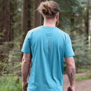 Recycled Organic Cotton Mens Kottonology T-Shirt in Ocean Blue