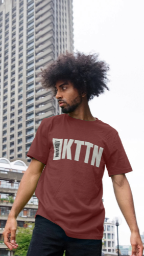 Wine-Coloured Mens T-Shirt