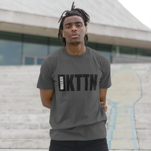 Mens T-Shirt in Dark Grey