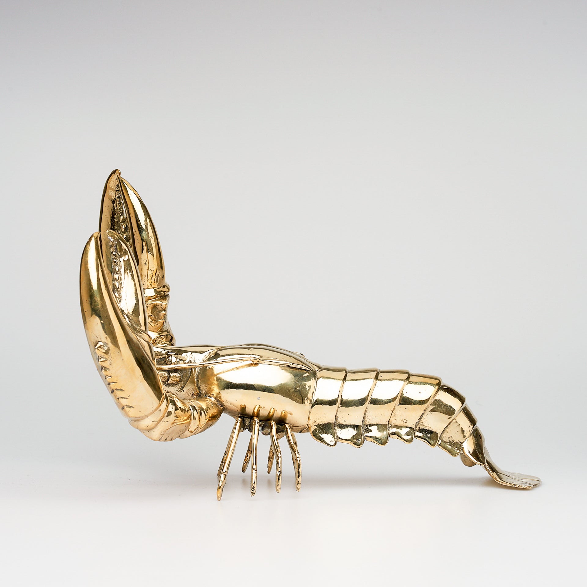 Sooka Lobster in polished bronze, Medium
