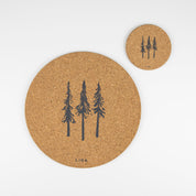 Cork Placemats | Fir Trees