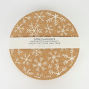 Cork Mats | Snowflakes