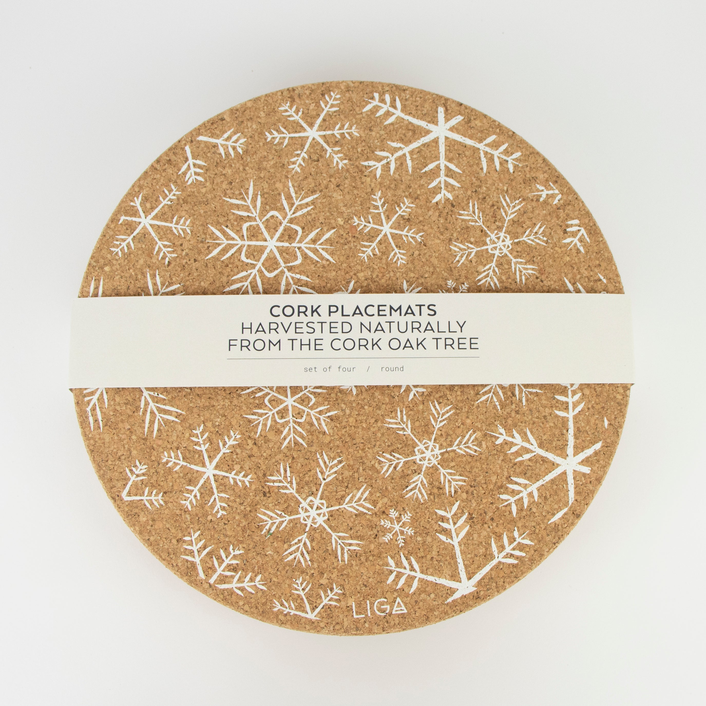 Cork Mats | Snowflakes