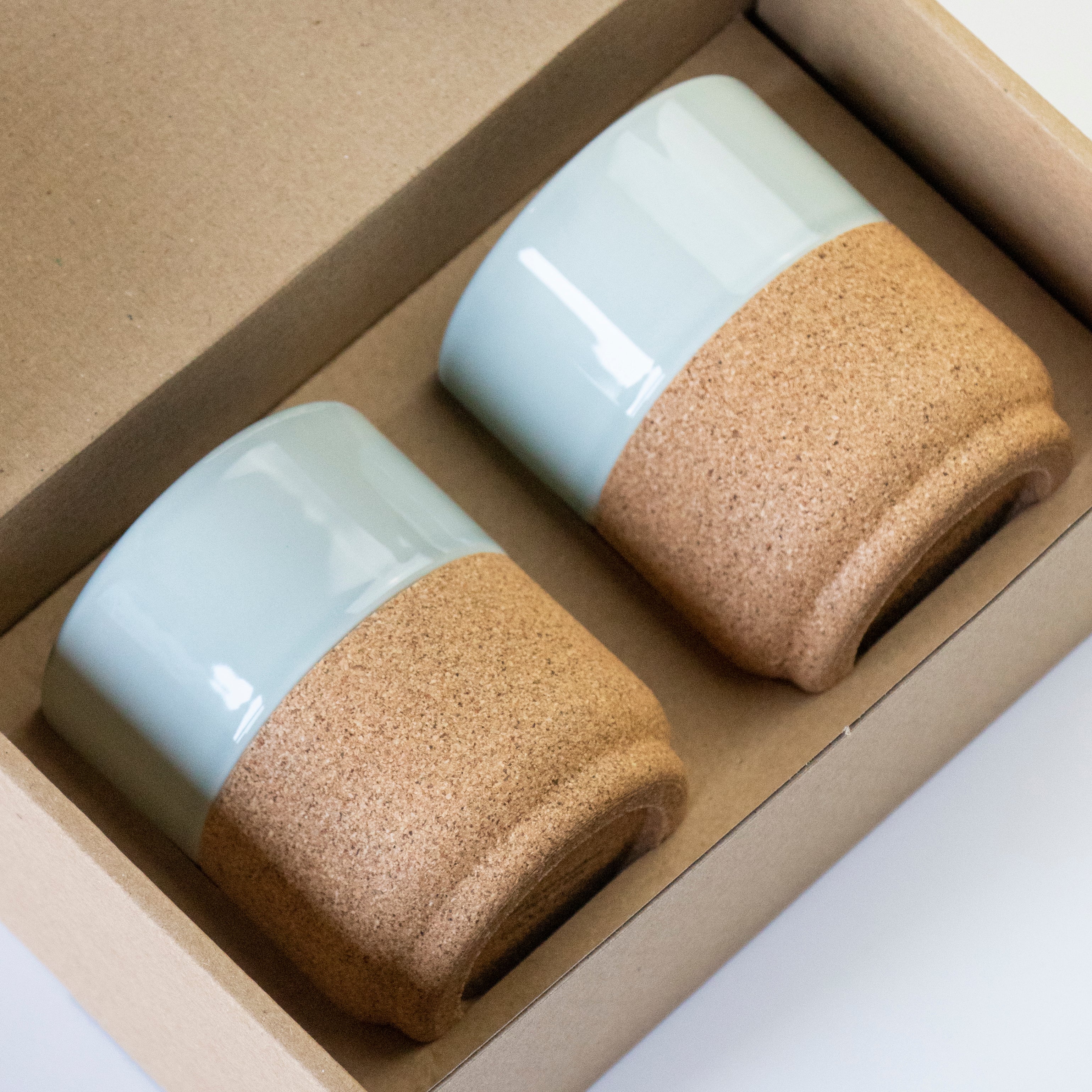 Eco Coffee Mug Gift Set | Medium Aqua