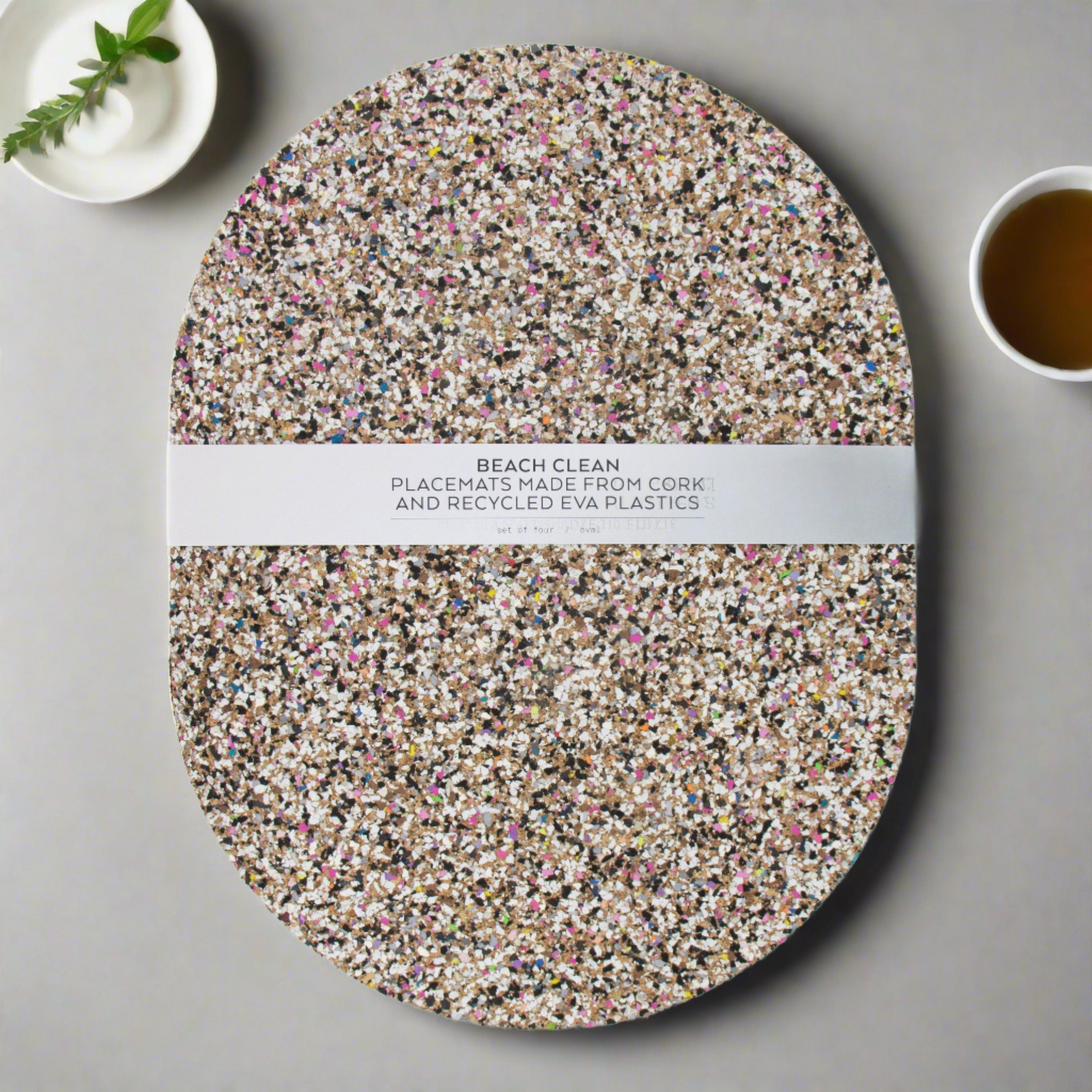Beach Clean Placemats | Oval Set of 4
