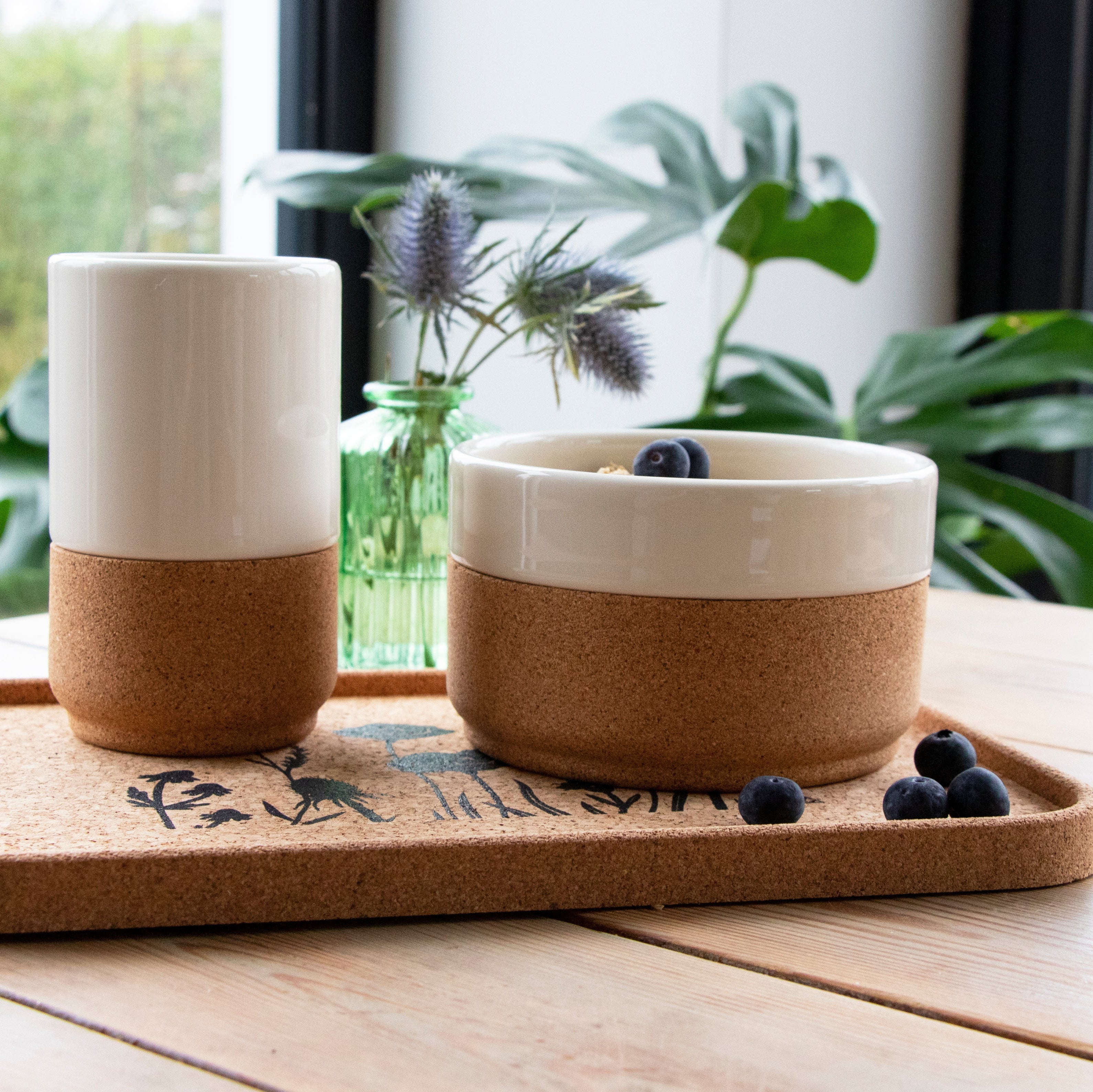Ceramic Gift Set | Mug and Bowl in Cream