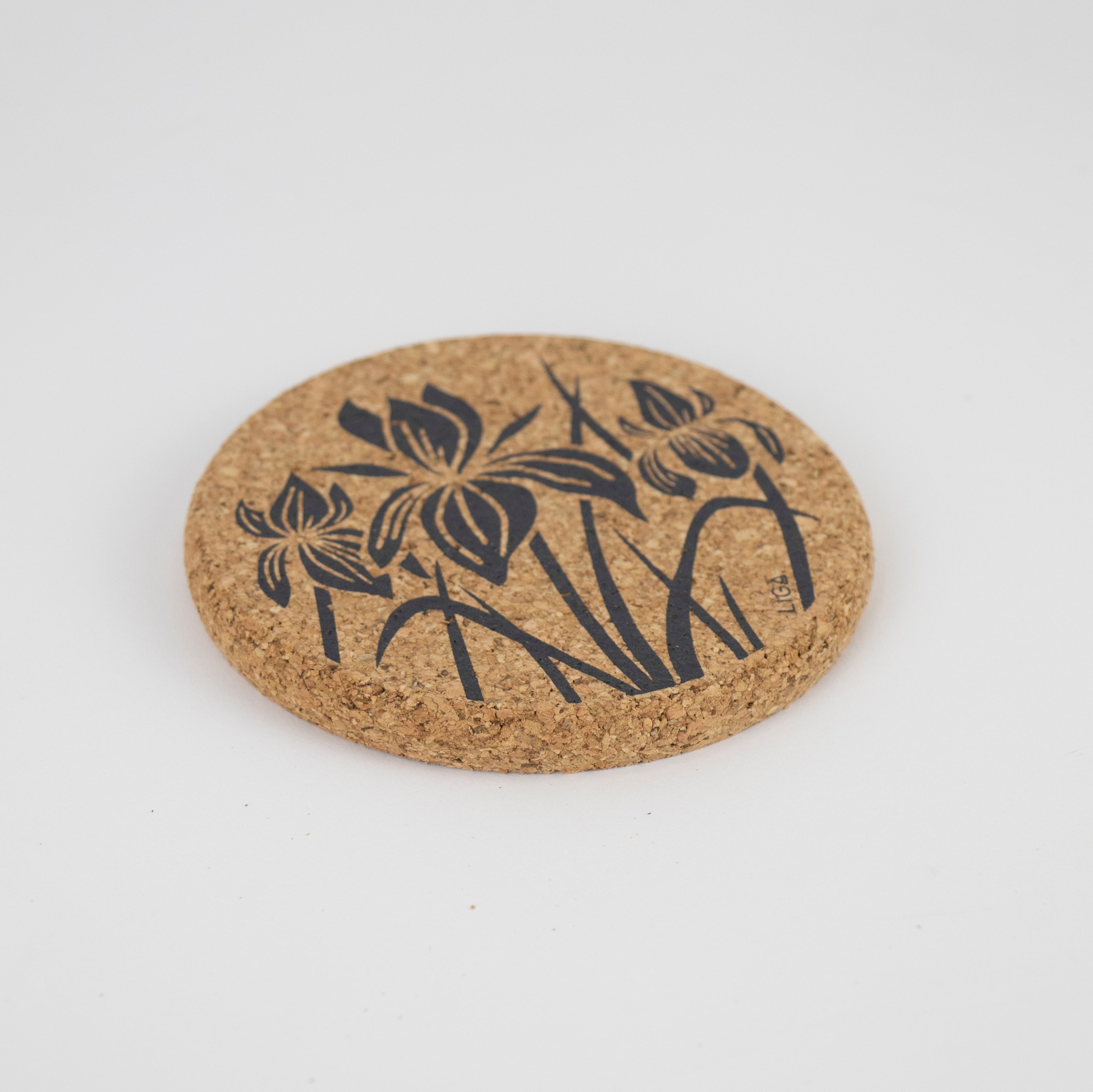 Cork Coaster Iris