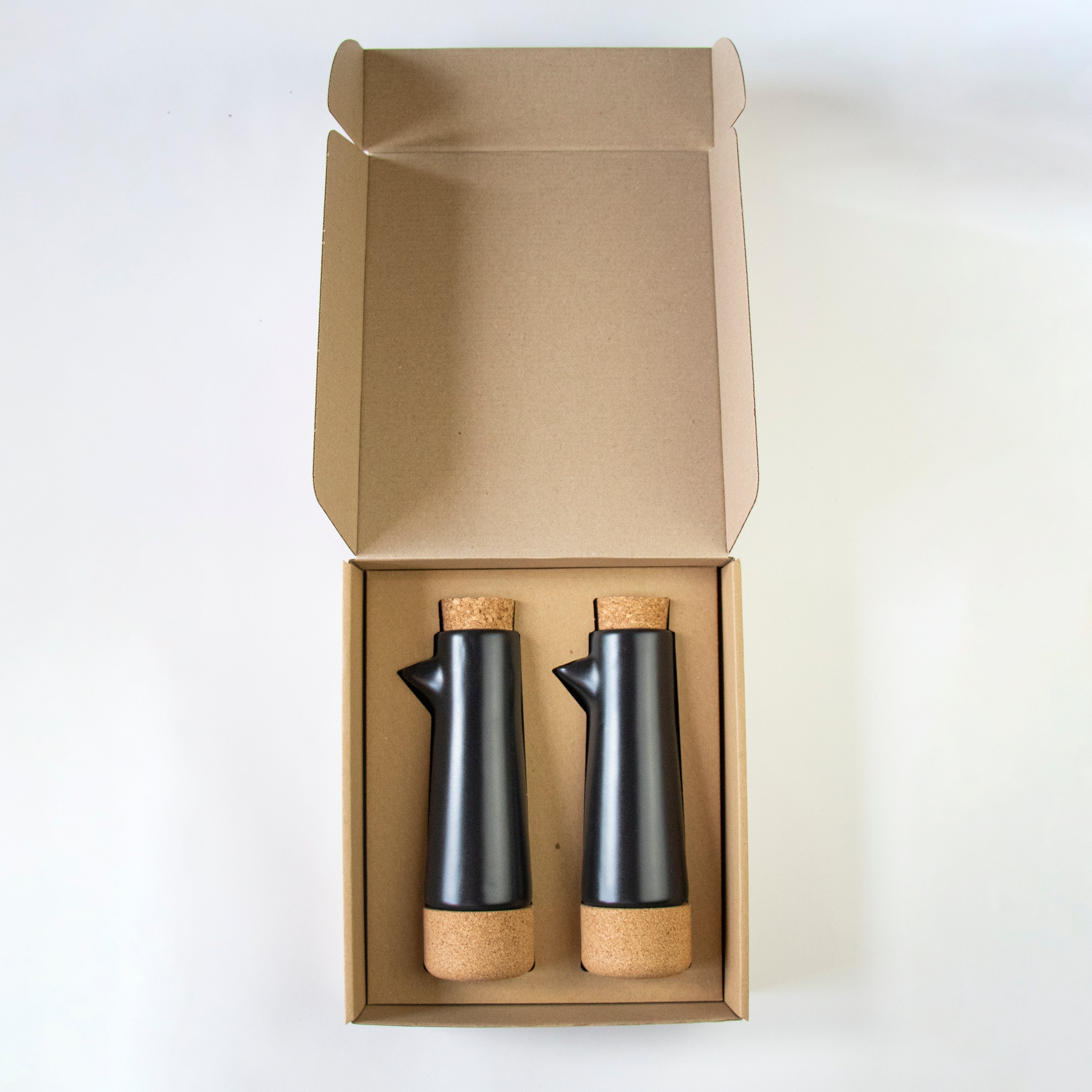 Oil Dispenser Gift Set - Matt Black