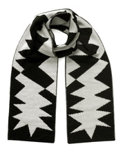 Lightning Wool & Cashmere Scarf Black