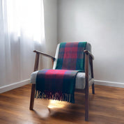 100% Recycled Wool Tartan Knee Blanket
