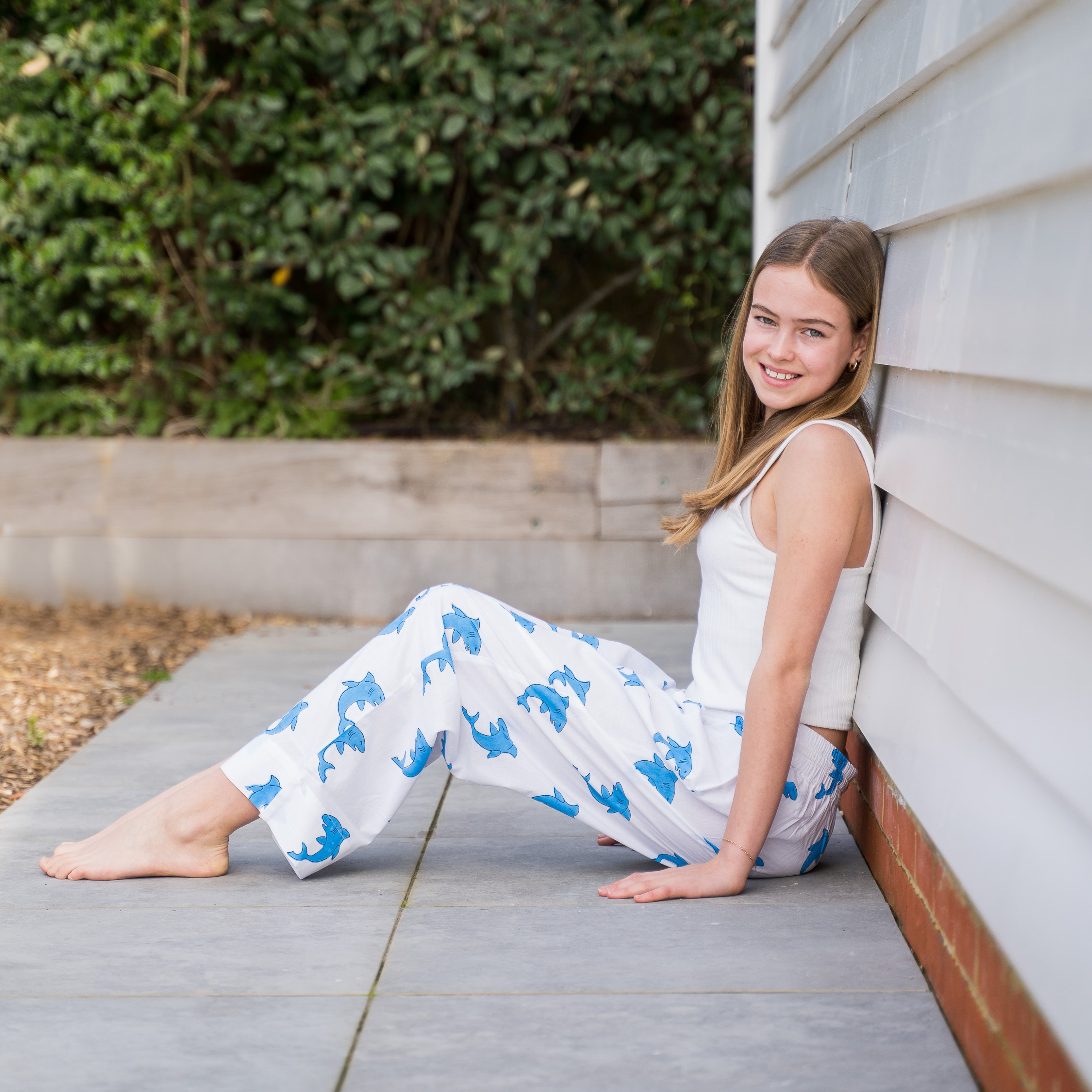 Sharks PJ Bottoms (Blue)