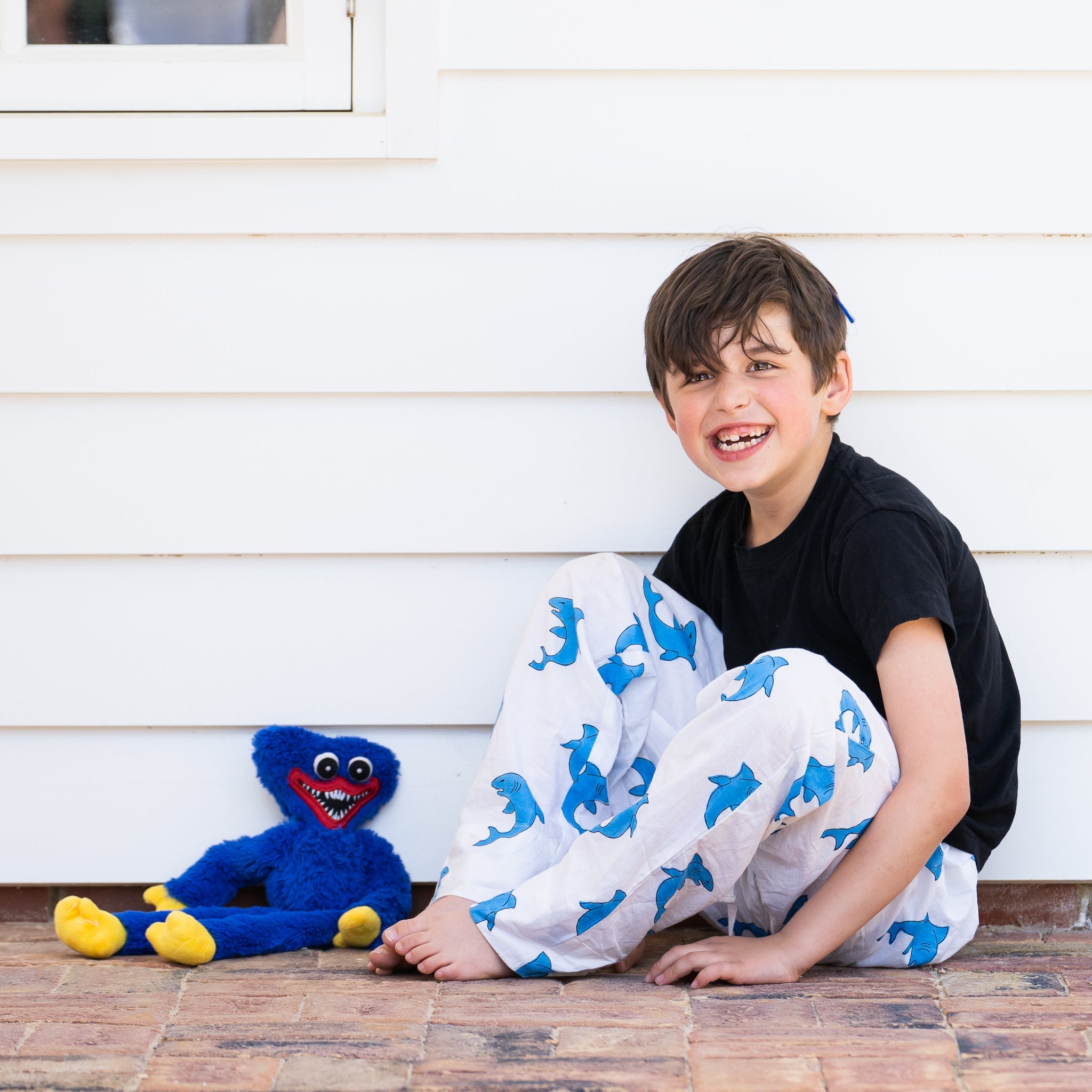 Sharks PJ Bottoms (Blue)