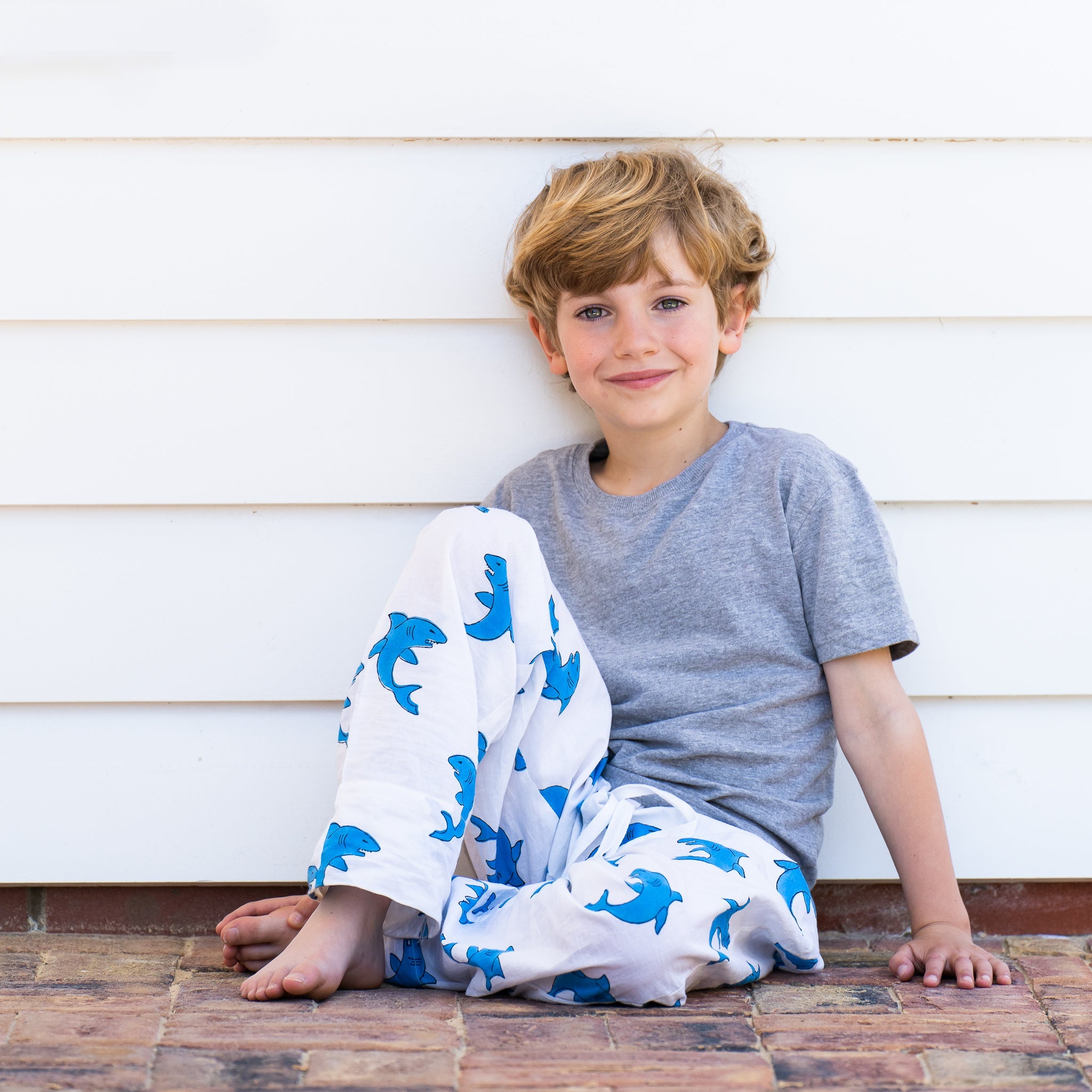 Sharks PJ Bottoms (Blue)