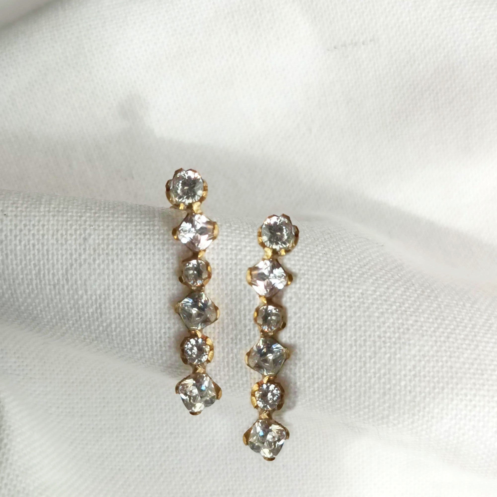 Lucero Diamond Stud Earrings