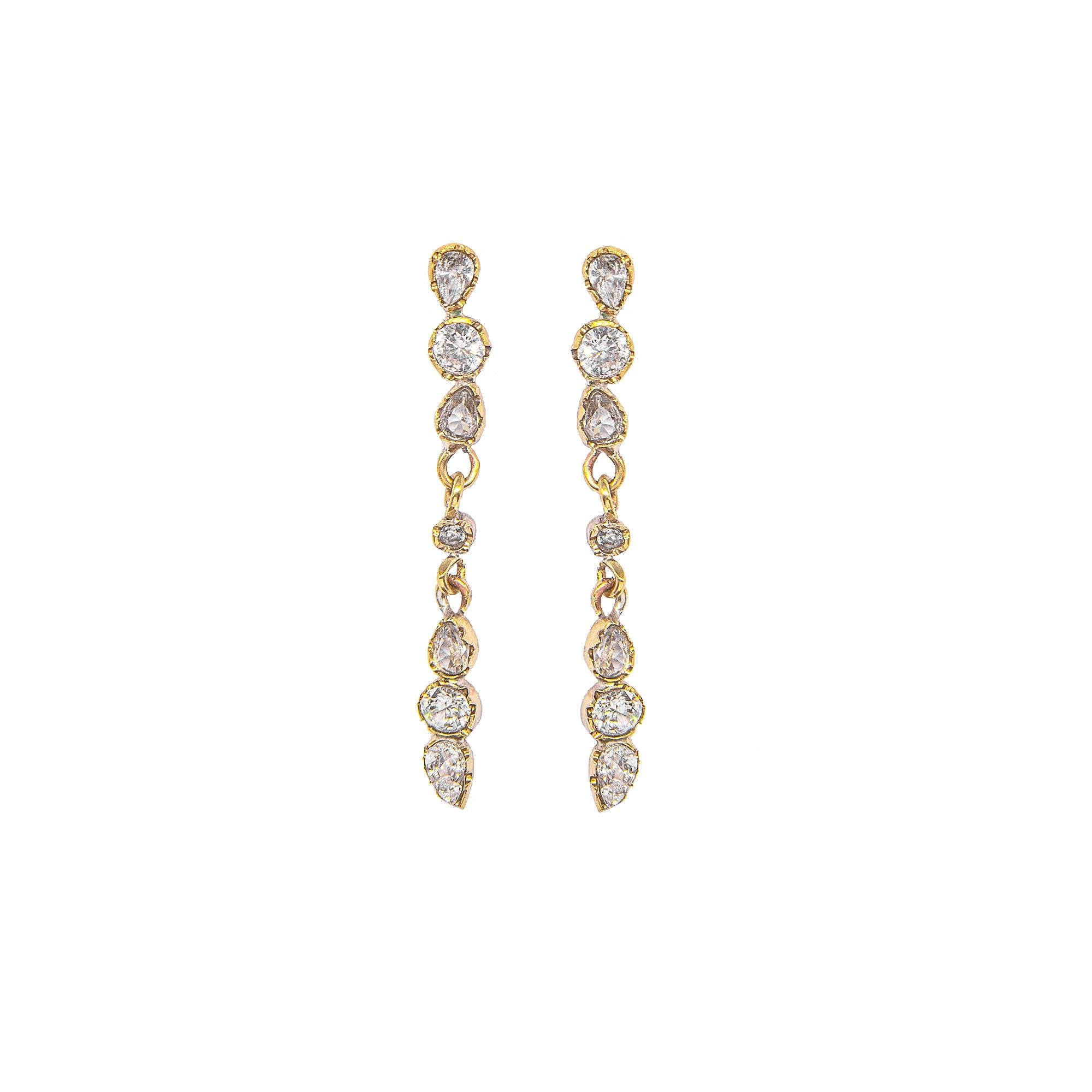 Lyra Diamond Stud Earrings