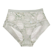 Valentina -  High Waisted Silk & Organic Cotton Full Brief