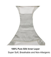 Valentina -  High Waisted Silk & Organic Cotton Full Brief