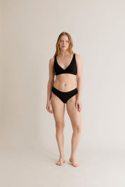 PALOMA Lace Briefs - GOTS Organic Cotton Black