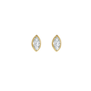 Sirius Marquis Cut Diamond Stud Earrings